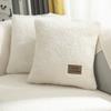 Winter Lambskin Sofa Cushion Thickened Fleece Cushion Non-Slip Leather Sofa Cover High-End Nordic Simple Winter