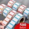 500pcs Colorful Seasoning Bottle Stickers Food Storage Label Stickers Room Office Food Containers & Fridge Jar Labels Stickers