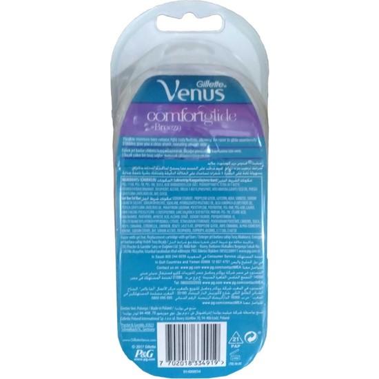 

Gillette Gillette Venus Breeze Женская бритва 2 сменные кассеты 7702018334919 Бритва