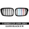 For 1999-2003 BMW 525i M5 Car Front Grille 520i 530i 535i 530d 525td 523i 5 Series Facelift Grill Black E39 Kidney Grille Parts