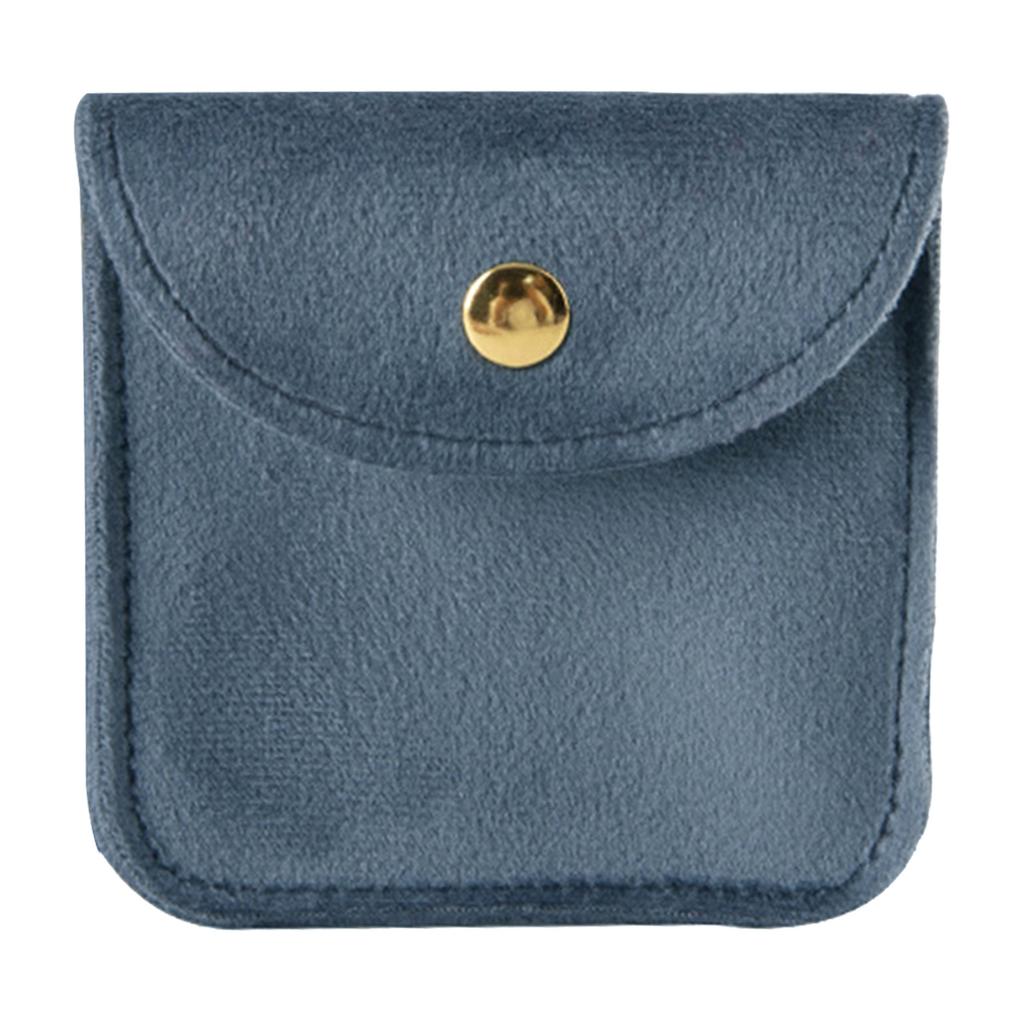 Stylish Flannel Jewelry Storage Pouch Contemporary Jewelry Packaging Bag Handy Storage Container for Jewelry Collector