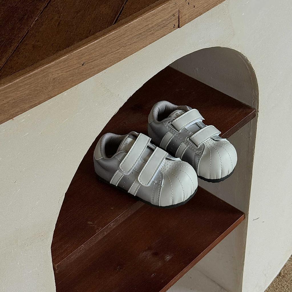 XSHX big head shell shoes retro children's functional thin baseplate shoes Wenzhou classmates autumn new Velcro boys and girls