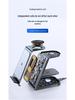 Universal 3-in-1 Wireless Fast Charger for Phone, Watch, and Earbuds with Alloy Stand