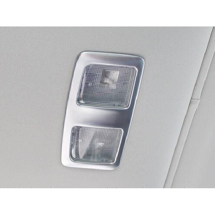 For Mazda CX-5 2013-2015 Matte Silver Roof Front Rear Reading Light Cover Trim