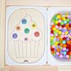 Kinder Sensorischen Tablett Spiel Holz Fliesen eltern-kind-Interaktion Montessori Frühen Bildung Spielzeug Kinder Spielzeug Pädagogisches