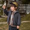 ASK JUNIOR Boys' Hooded Zip-Up Cardigan Sweatshirt