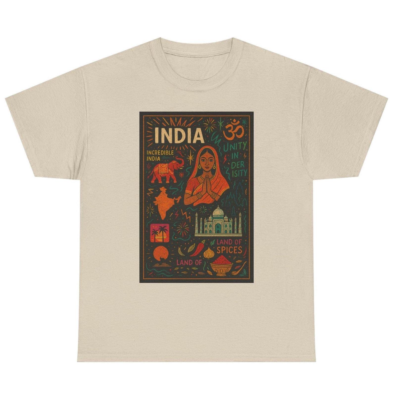 India Map Graphic T-Shirt: Desi Pride Heritage Tee 3XL