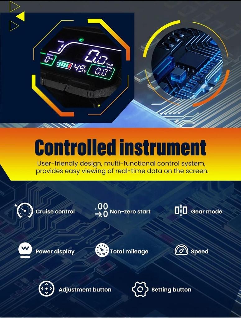 GELEIPU Z1 Adult Electric Scooter 1200W Motor 48V20AH Battery 10" Tires 60 km/h Max Speed 60km Max Range