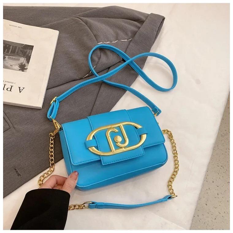 Metal Magnetic Buckle Flap Bags for Women  Versatile Chain Bags  Small Square Bags  Armpit Crossbody Bag  Luxury