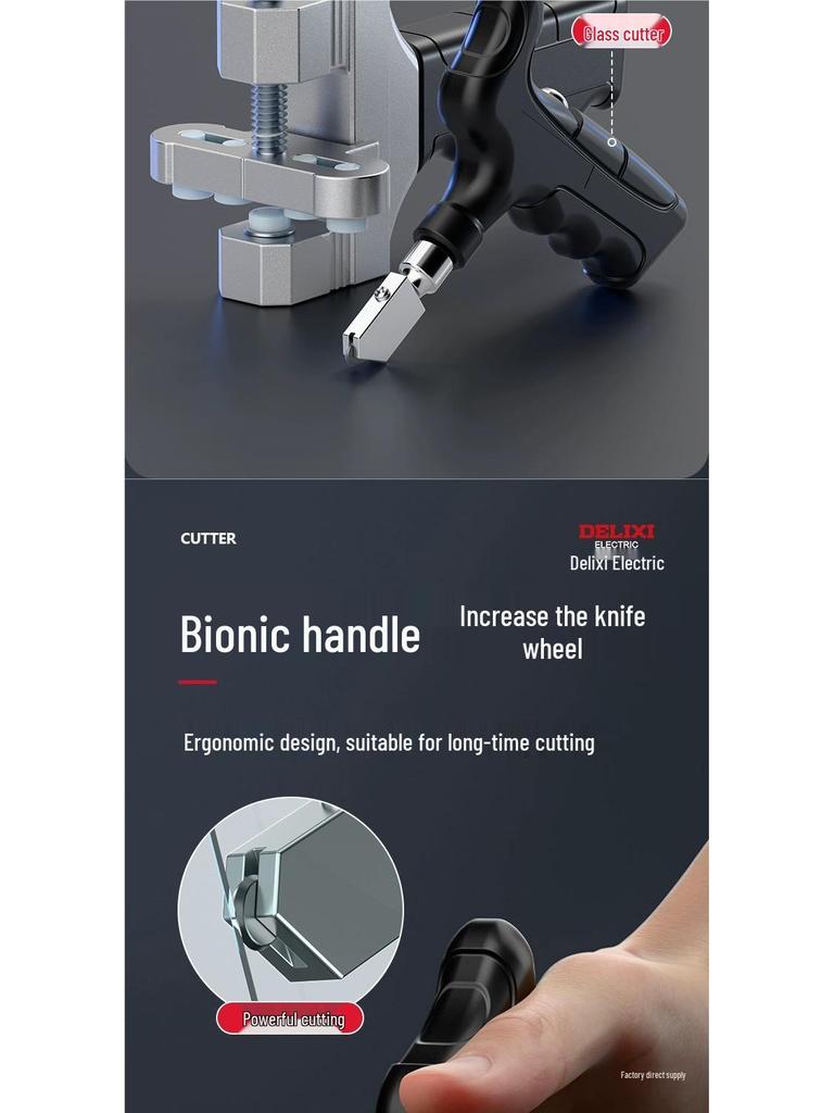 Delixi Handheld Diamond Glass & Tile Cutter Tool