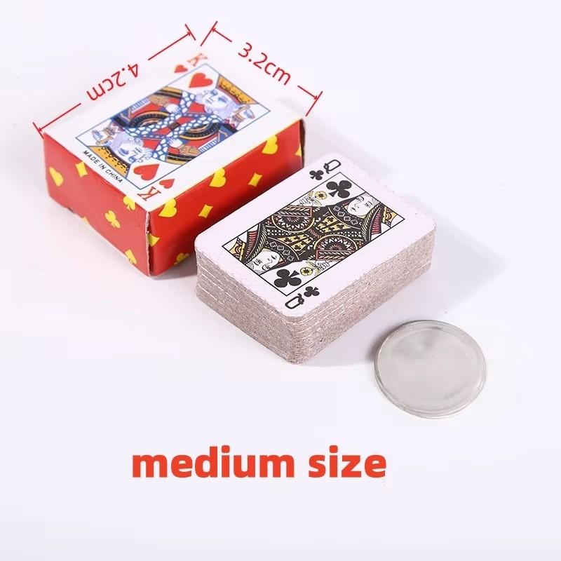 Mini Poker Travel Party Spoof Gift Toys Fun Cute Prank Props Card Cartoon Creative Collection Children Adult Easy Kawaii Puzzle