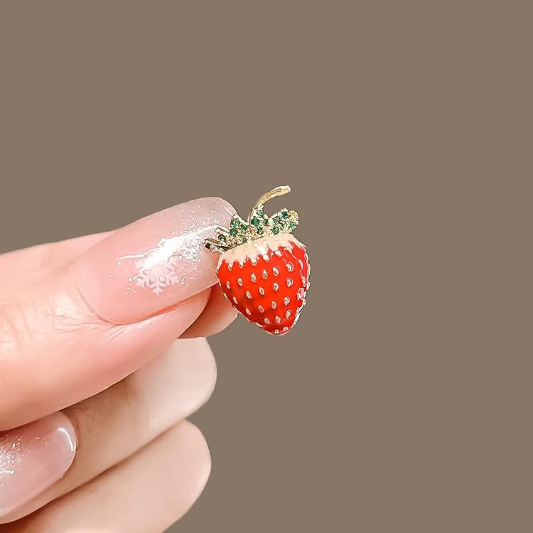 

Стильная японская брошь в виде фрукта: Вишня, Клубника, Лимон Брошь для Кардиганов и Воротников.