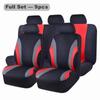 Universal Full Set Car Seat Protectors Breathable Polyester & PVC seat cover for Compatible SUV Pickup Accessories