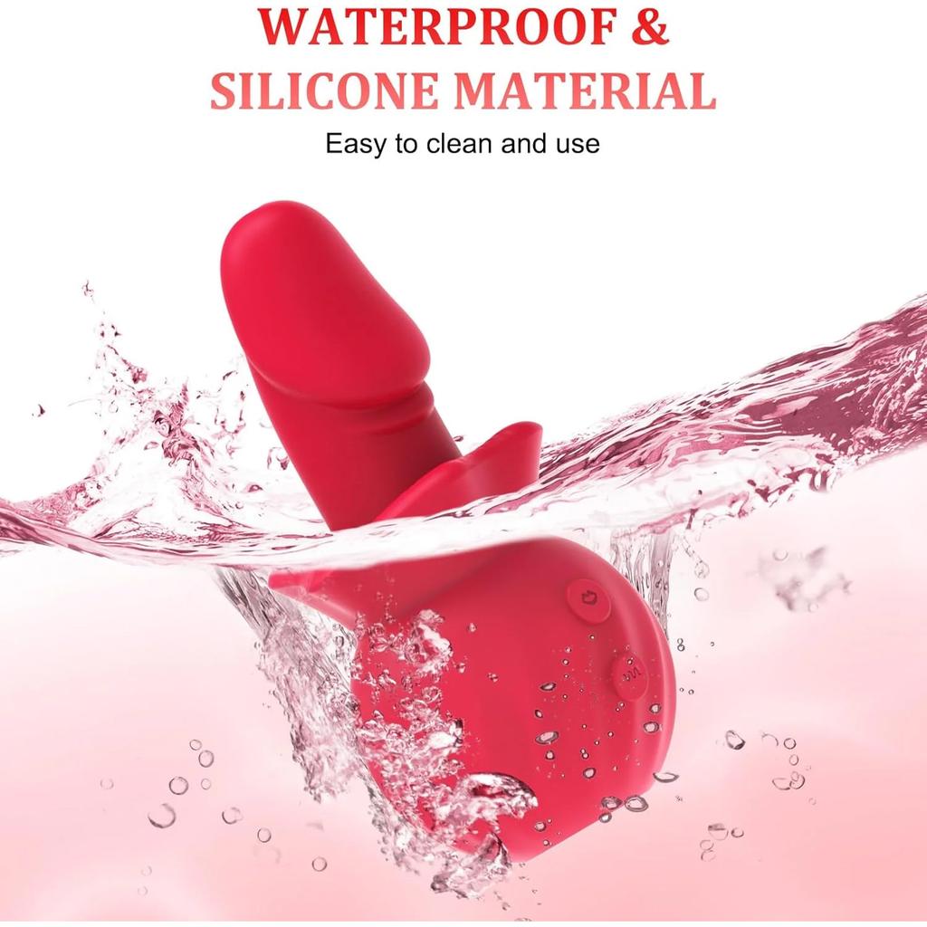 3-in-1 Sucking Vibrator | 3 Suction + 10 Rotation + 10 Vibrations | Clitoral & G-Spot & Anal Stimulator | Waterproof & Wireless Sex Toy for Women