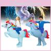Blue Unicorn Inflatable Costumes Adults Child Christmas Halloween Dress Up Gift