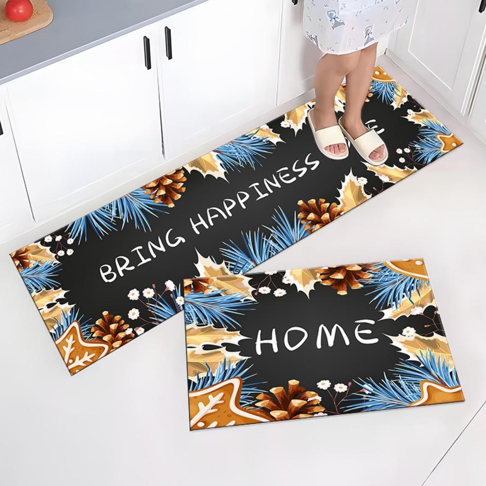Tappeto da cucina semplice in stile nordico alla moda, tappeto da casa, decorazione moderna per la casa