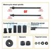 Motorcycle TIre Adaptor for Wheel Balancer with 10mm/16mm Installation Hole Motorcycle Tyre Balancing Tool 36 38 40mm Shaft Size