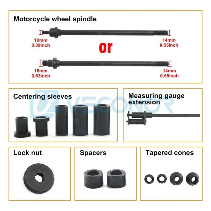 Motorcycle TIre Adaptor for Wheel Balancer with 10mm/16mm Installation Hole Motorcycle Tyre Balancing Tool 36 38 40mm Shaft Size