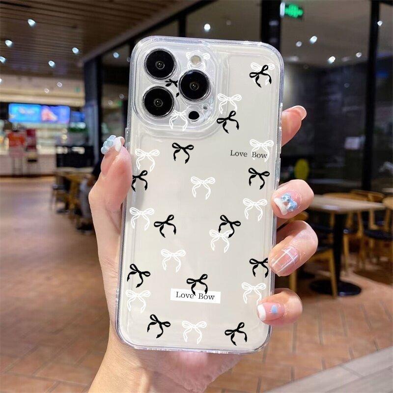 INS Y2K Bowknot Casing for Samsung Galaxy A56 5G A55 A35 A36 A15 A16 A26 A54 A52 A53 A14 A05 A05S A06 A25 A34 A35 A32 A50 Case