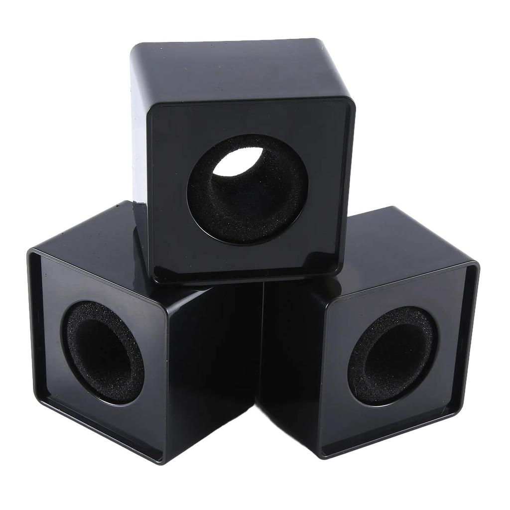 LAMELLIS Microphone Flag Station Square Interview Box Stand Holder Injection Black 10 Pieces