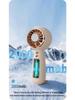 Portable Mini High-Speed USB Charging Fan with Silent Turbine and Ice Pack for Outdoor Use
