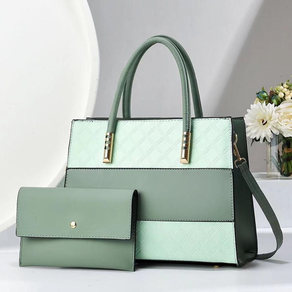 Stylish Large Capacity Patchwork Tote Bag For Moms With Retro Urban Chic Design