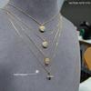 Elegant S925 Sterling Silver Chinese Fu Pendant Clavicle Necklace for Women - Double-Sided Light Luxury Accessory