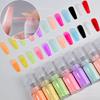 12 Colors Quick Ombre Spray Acrylic Powder for Nails Neon Gradient Pastel with Amazing Effect Professional Nail Dip Powder