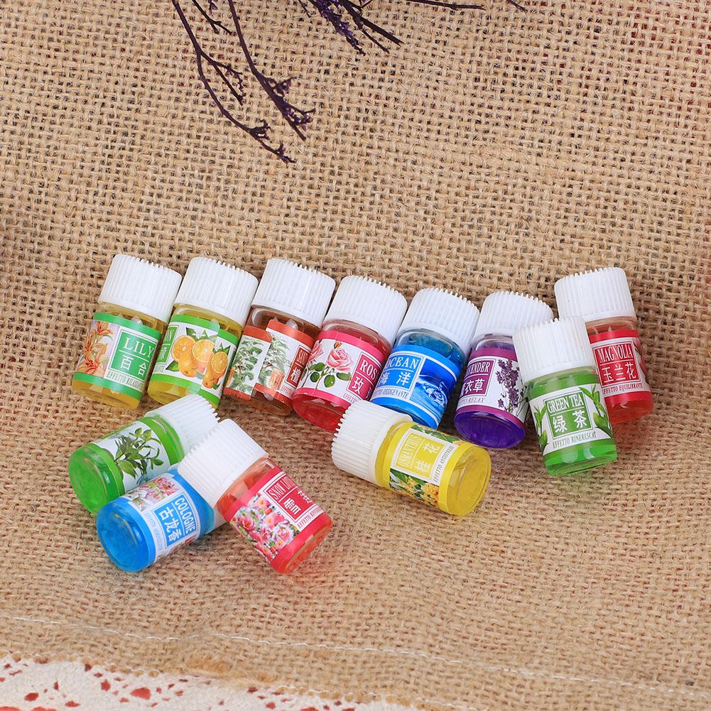 12 Bottles 3ml Fragrant Plant Water Soluble Essential Oil