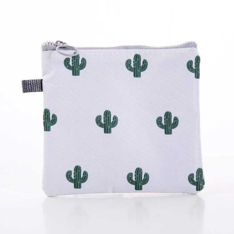 Cute Fresh Multi-pattern Tampon Pack Cartoon Cotton Hemp Girl Aunt Napkins Storage Pack Pack for Sanitary Napkins