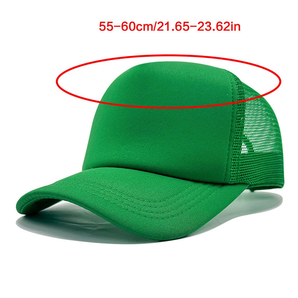 Classic Unisex Baseball Cap Sun Shade Wide Brim Adjustable Fit Lightweight Polyester Outdoor Hat