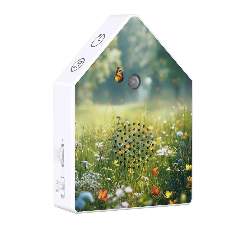 Realistic Bird Chirping Sound Bird Sound Music Box Lightweight Motion Sensor Bird Chirping Sound Box Portable Table/Wall Mount