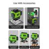 8/12/16 Line Auto Self-Leveling Measuring Tool Green Portable Infrared Laser Level High Precision Green Light Level