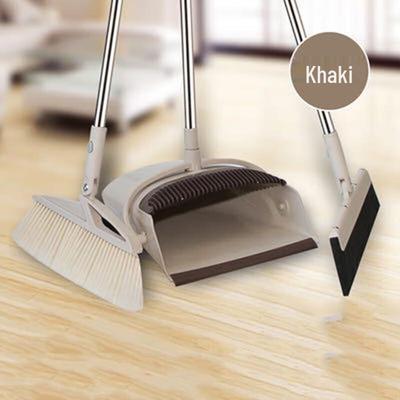 Shuangan 3-Piece Windproof Broom and Dustpan Set