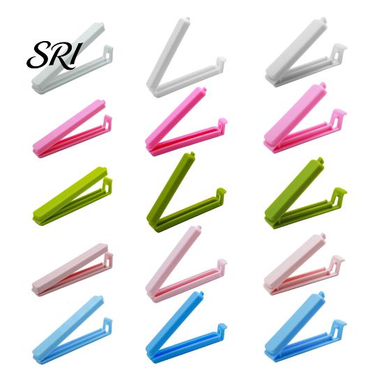 Food Freshness Clips 5Pcs Bag Sealing with Silicone Seal Reusable Airtight Snack Clip Clamps for Chips Snacks Tea Leaves Kitchen Storage Organizer