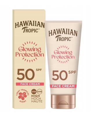 Hawaiian Tropic Glowing Protection Face Cream 50Ml Spf 50