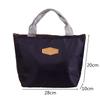 Lunch Box Camping Picnic Bag Lunch Bag Solid Color Portable Insulated Refrigerated Cold Food Cooler Thermal Bag Handbag