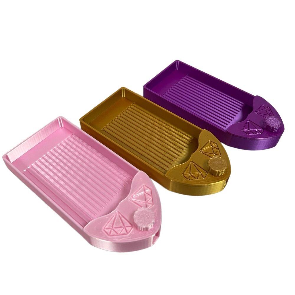 Silky Diamond Painting Tray With Base And Knob Diamond Art Tray  for 5D Diamond Painting Tool