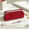 Astuccio Portapenne a Pois da Scrivania Astuccio Y2k Borsa Cosmetica Porta Penne Ufficio
