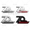 3D 70th Anniversary Car Trunk ABS Chrome Adhesive Badge Emblem Rear Body Tailgate Adhesive Badge for Toyota Land Cruiser