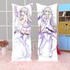 Anime Re:Zero Emilia Rem Ram Dakimakura poszewka na poduszkę poszewka na poduszkę przytulna poszewka na poduszkę gra Otaku poszewka na poduszkę