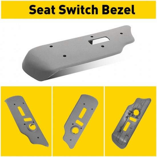Gray Front LH Seat Control Switch Bezel Cover For 03-06 Silverado Sierra 1500 EV