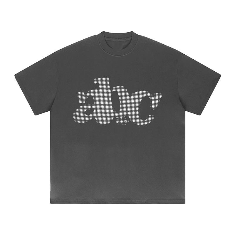 Plus Size Women's White Letter Print Short-Sleeve T-Shirt - Trendy Summer Casual Top