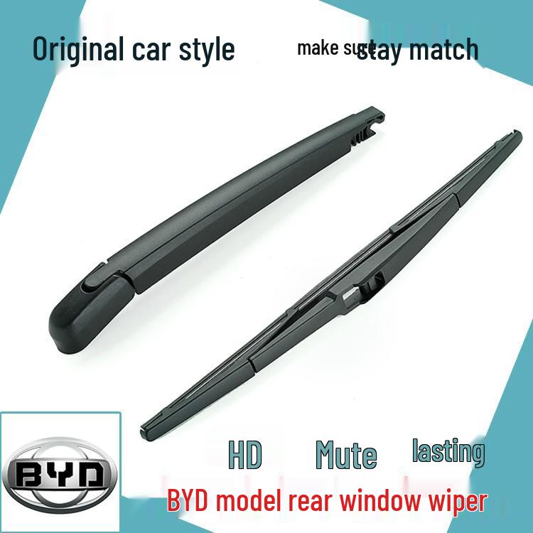 

BYD S6 S7 Tang F0 Song M6 Rear Wiper Blade Assembly with Bone-Free Rocker Arm and Rubber Strip Rear Wiper Blade