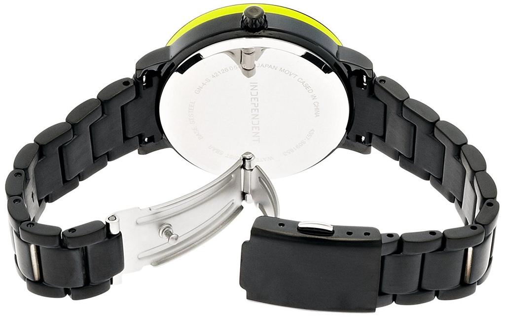 INDEPENDENT Watch Ladies Boys Black x Yellow BC3-242-53