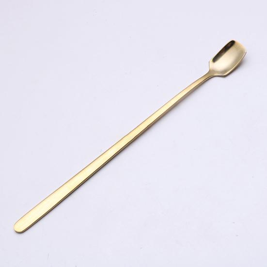 Stainless Steel Spoon Kitchen Long Handle Coffee Dessert Cocktail Stirring Scoop