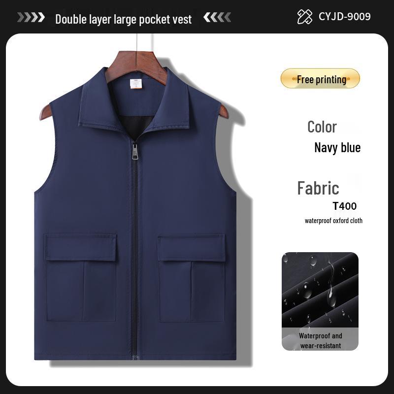 Customized Volunteer & Guide Vests with Logo for Supermarkets & Storage Activities