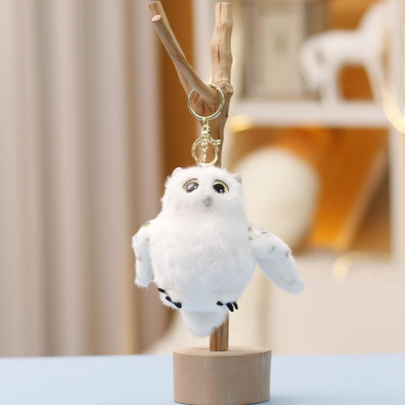 Cute Owl And Eagle Cartoon Plush Doll Pendant Keychain For Kids And Gift