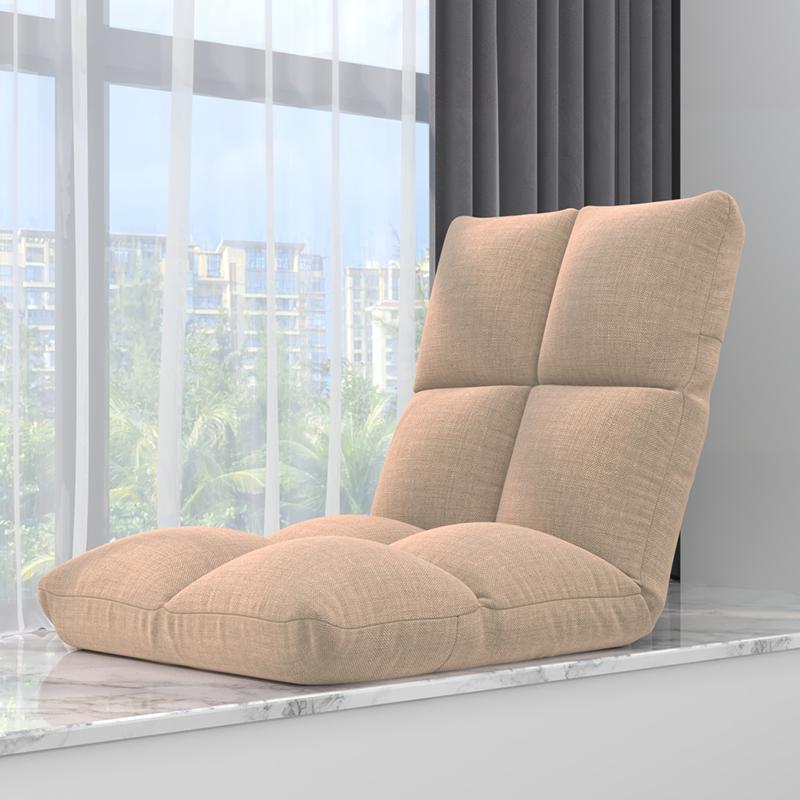 Foldable Floor Sofa Bed, Portable Tatami Lounger Chair with Adjustable Backrest,Compact Single Seater for Small Space, Dorm Room