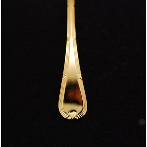 Eve-mode TRIO 18-8 Largo Sugar Ladle, Gold-Plated Finish